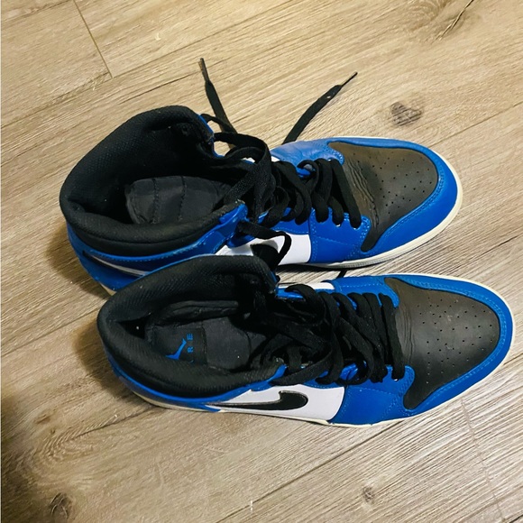 Nike Air Jordan Retro 1 High Rare Air Soar “Royal Blue” Size 9.5 - Picture 2 of 4